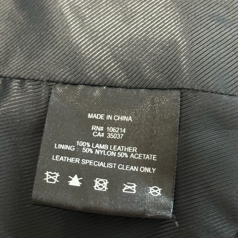 Joe’s Collection Lamb Leather Black Jacket Size S - Picture 14 of 15